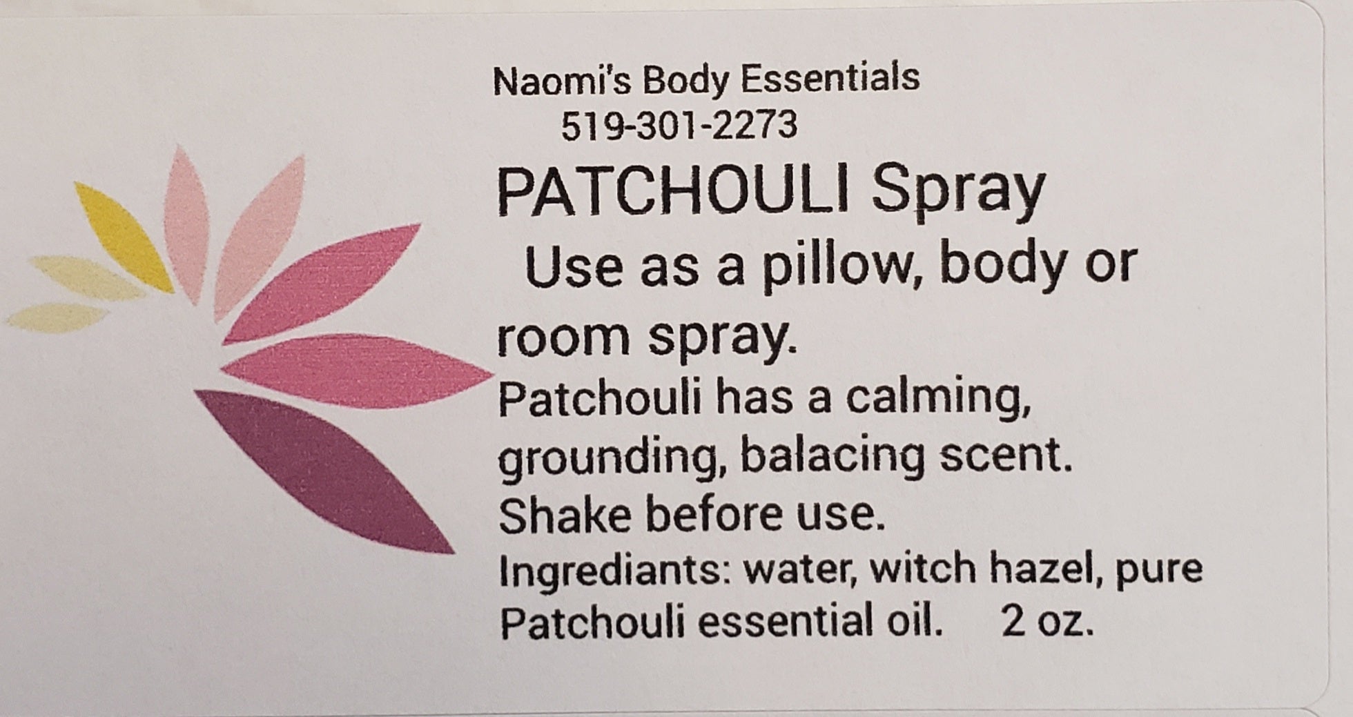 Patchouli Spray