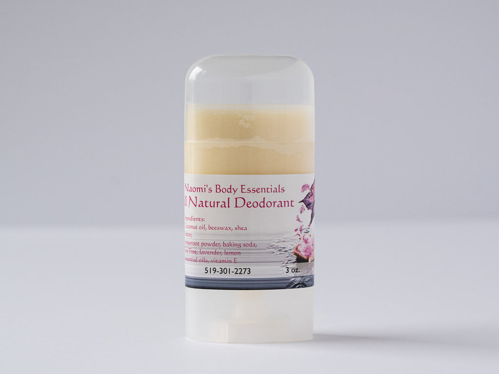 All Natural Deodorant. Aluminum Free
