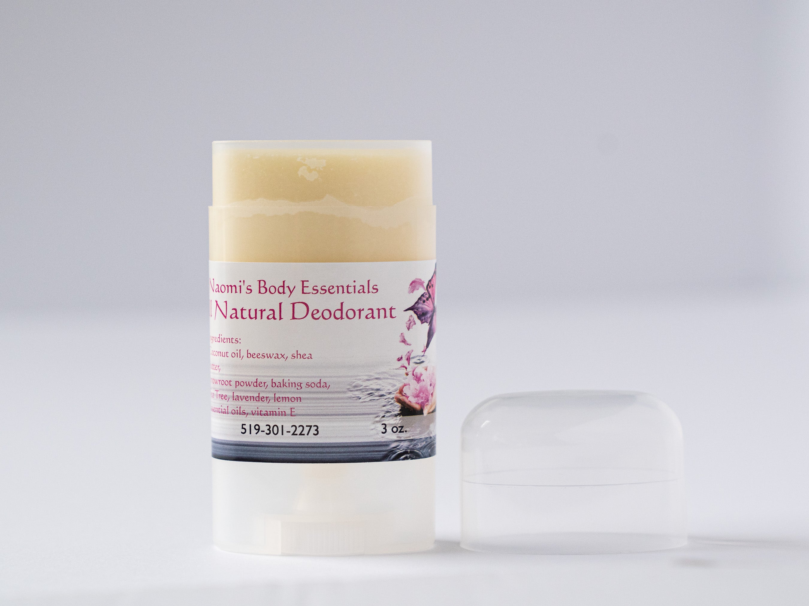 All Natural Deodorant. Aluminum Free