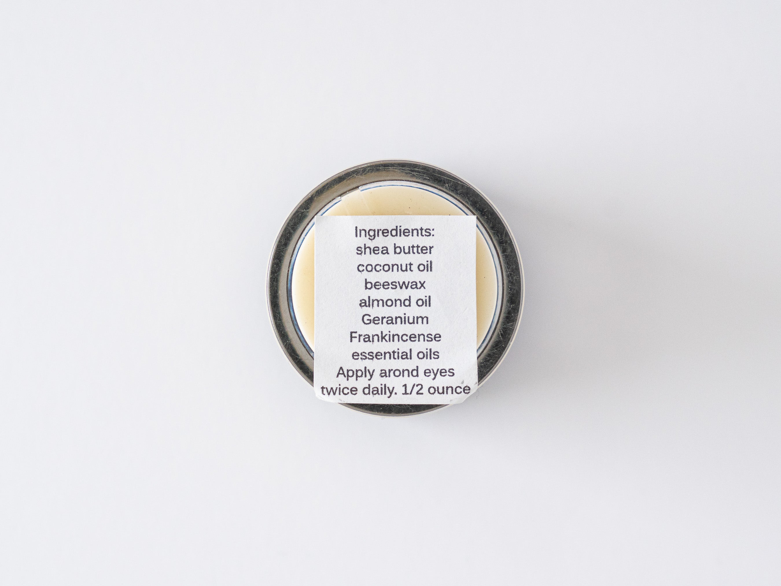All Natural Eye Cream