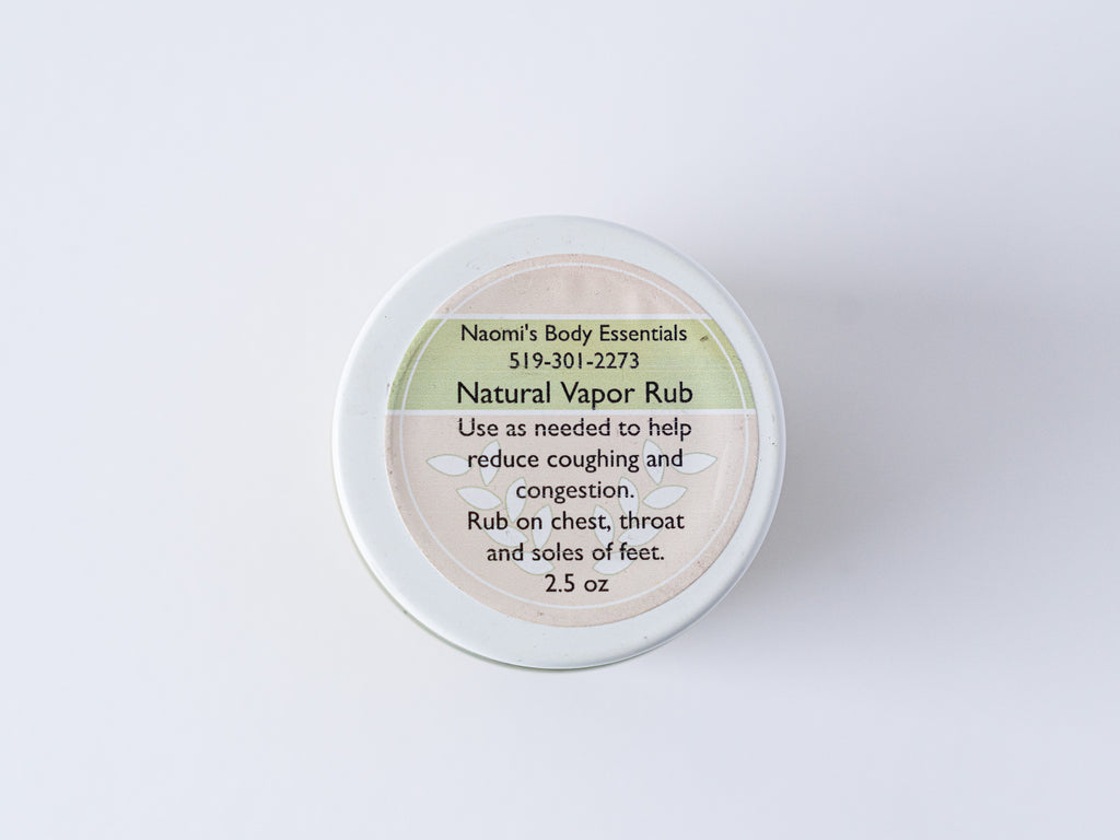 All Natural Vapor Rub