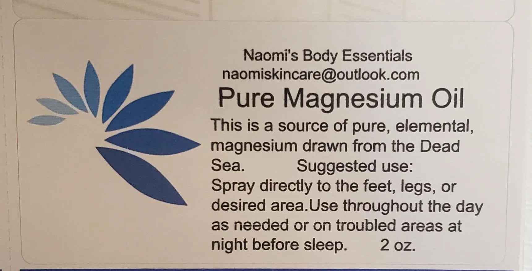 Pure Magnesium Oil