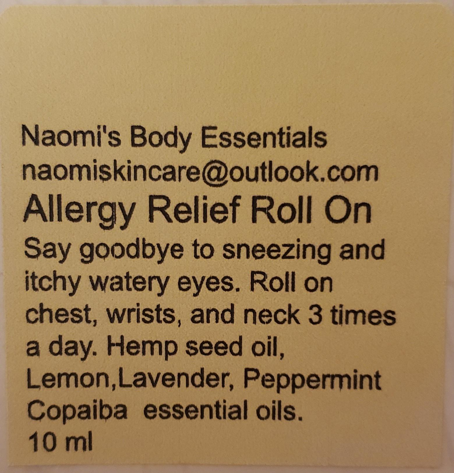 Allergy Relief Roll On
